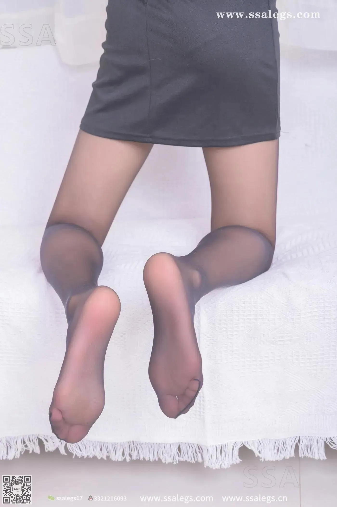 [SSA丝社]超清写真 NO.333 素素今天只想穿上黑丝给你看(下)[23] [45P]插图